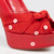 Saint Laurent Red Leather Bow Heels