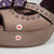 Miu Miu Mauve Leather Embellished Sandals