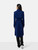 Sportmax Blue Wool Long Trench Coat