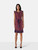 Marc Jacobs Marc By Marc Jacobs Printed Silk Ruffled Trim Dress