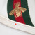 Gucci White Bee Embroidery Ace Trainers