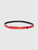 Valentino Garavani Red & Black Leather V Reversible Belt