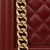 Chanel 2016 Burgundy Leather Quilted Boy Bag