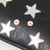 Saint Laurent Black Leather Star Clutch Bag