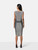 Carolina Herrera Grey Patterned Midi Pencil Dress