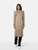 Burberry Beige Long Check Lined Trench Coat