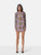 La DoubleJ Floral Silk Twill Swing Mini Dress