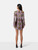 La DoubleJ Floral Silk Twill Swing Mini Dress