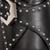 Givenchy Black Leather Studded Loafers