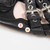 Miu Miu Black Leather Buckled Ballerina Shoes
