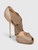 Christian Louboutin Gold Leather Big Dorcet High Heels