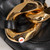 J.W.Anderson Black Leather Oversized Chain Mules
