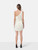 Aje White Adelia Ruffle Mini Dress