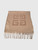 Givenchy Brown Wool Reversible Logo Scarf