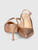 Giuseppe Zanotti Rose Gold Leather Sling Back Heels