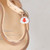 Giuseppe Zanotti Rose Gold Leather Sling Back Heels