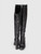 Gucci Black Leather Knee High Boots