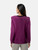 Alessandra Rich Purple Alpaca Wool Cardigan