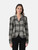 Marithé + François Girbaud Grey Wool Tartan Jacket