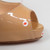 Christian Louboutin Beige Peep Toe Patent Heels