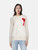 AMI Ecru Wool Logo Knit Sweater