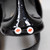 Anine Bing Black Leather Metal Cap Toe Nina Heels
