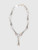 Chrome Hearts Silver 925 Crosstail Link Bracelet