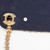 Chanel Vintage Navy Matelassé Shoulder Bag