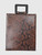 Saint Laurent Vintage Brown Leather Snake Embossed Bag