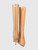 Jimmy Choo Beige Camel Leather Peony Heeled Boots