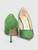 Jimmy Choo Green Suede Pumps