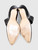 Tod's Black Leather Elastic Strap Heels