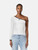 Courrèges White Asymmetric Jersey Top