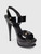 Saint Laurent Black Patent Platform Heels