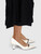 Jimmy Choo White Patent Leather Rosalia Pumps