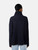 Totême Navy Wrapped Neck Knit Jumper