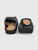 Jacquemus Black Leather Les Ballets Square Toe Mules