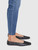 Totême Black Leather Quilted Ballet Flats