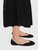 The Row Black Gemma Suede Ballet Flats