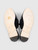 Manolo Blahnik Black Leather Round Toe Mules