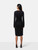Zadig & Voltaire Black Glitter Detail Ribbed Dress