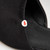 Totême Black Satin Peep Toe Flats