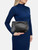 The Row Black Leather Bourse Clutch Bag