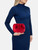 Gabriela Hearst Red Velvet Soft Demi Clutch Bag