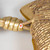 Loewe Gold Leather Scales Medium Flamenco Clutch
