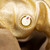 Loewe Gold Leather Scales Medium Flamenco Clutch