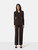 Emporio Armani Brown Wool Pinstripe Suit Set