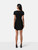 Reformation Black Short Sleeve Mini Dress