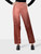 Cinq à Sept Copper Satin Straight Trousers