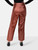 Cinq à Sept Copper Satin Straight Trousers